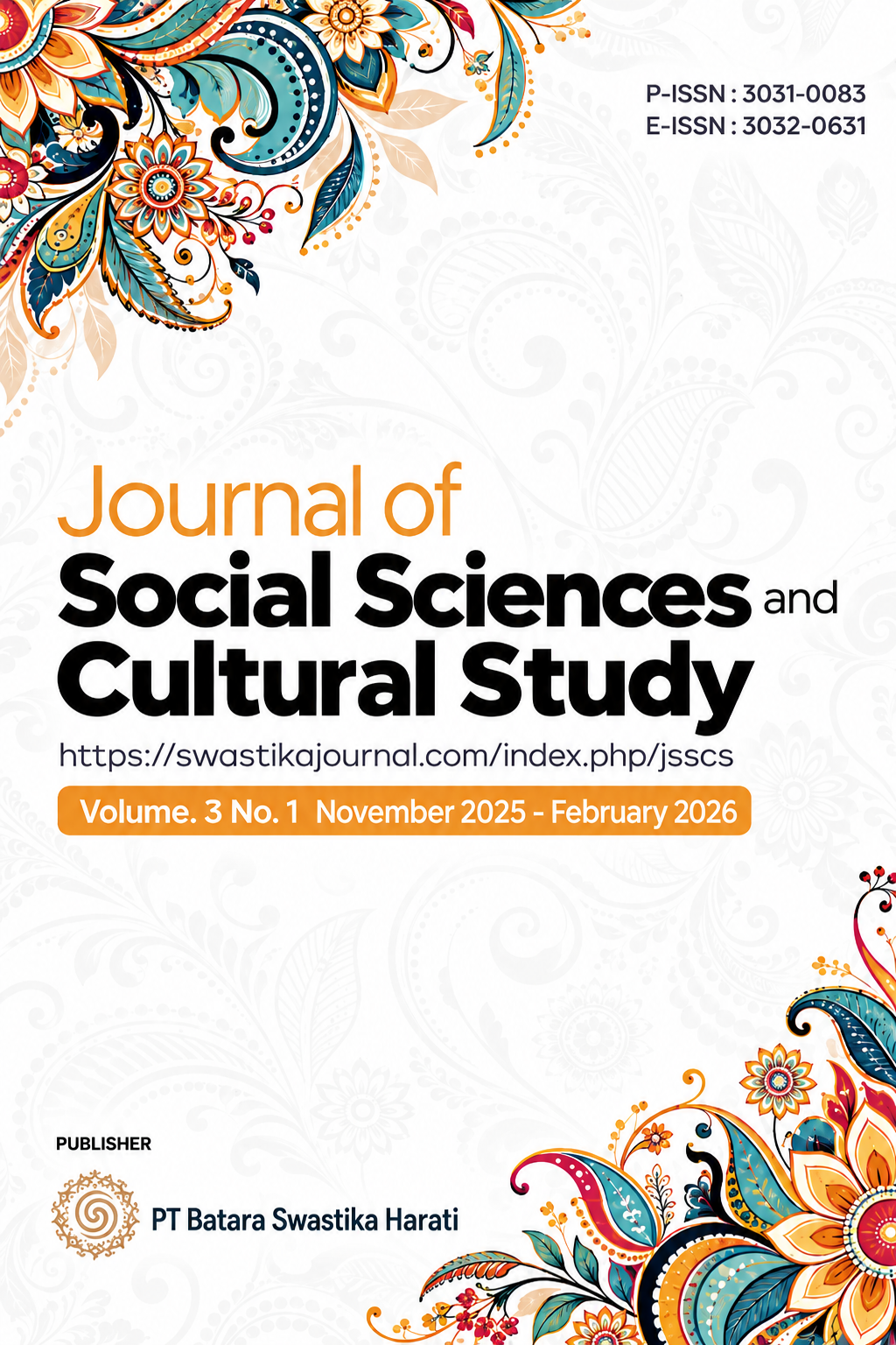 					View Vol. 3 No. 1 (2026): Journal of Social Sciences and Cultural Study (November - February 2026)
				